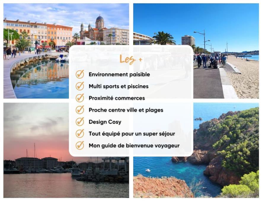 Ideal Saint Raphael Piscine Clim Parking Appartement Buitenkant foto